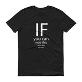 You're Too Close Scoop Neck T-Shirt (black)