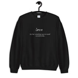 Love Me Sweater Be Bougie