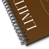 Limitless African Line Art Spiral notebook