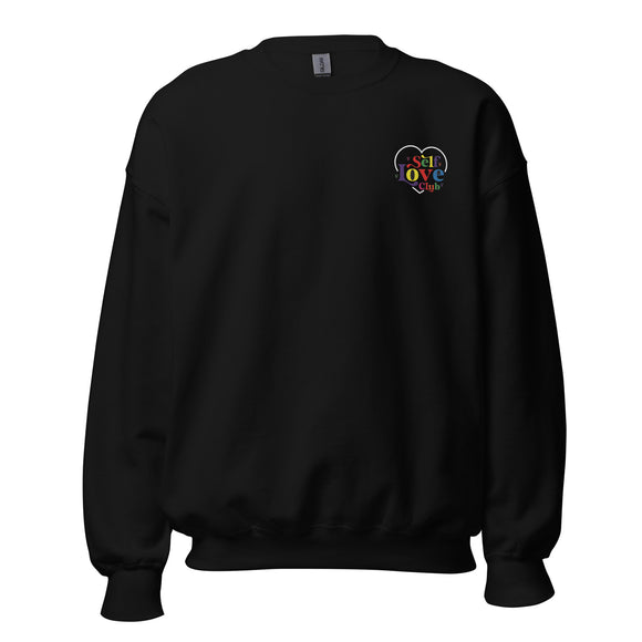 Self Love Club Embroidered Sweatshirt