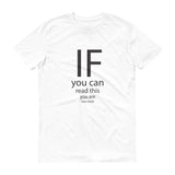 You're Too Close Scoop Neck T-Shirt (white)