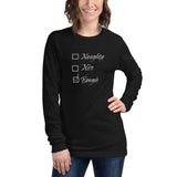 On the Bougie List Adult Long Sleeve